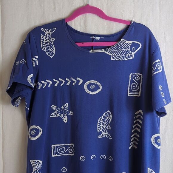 Langenlook Blue Dress Coconut Bay Large - Picture 2 of 6